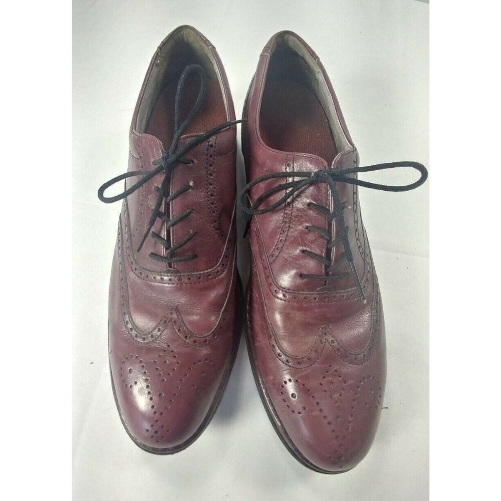 Rockport Mens DresSport Wingtip Oxford Cordovan Brogue Leather Size 11